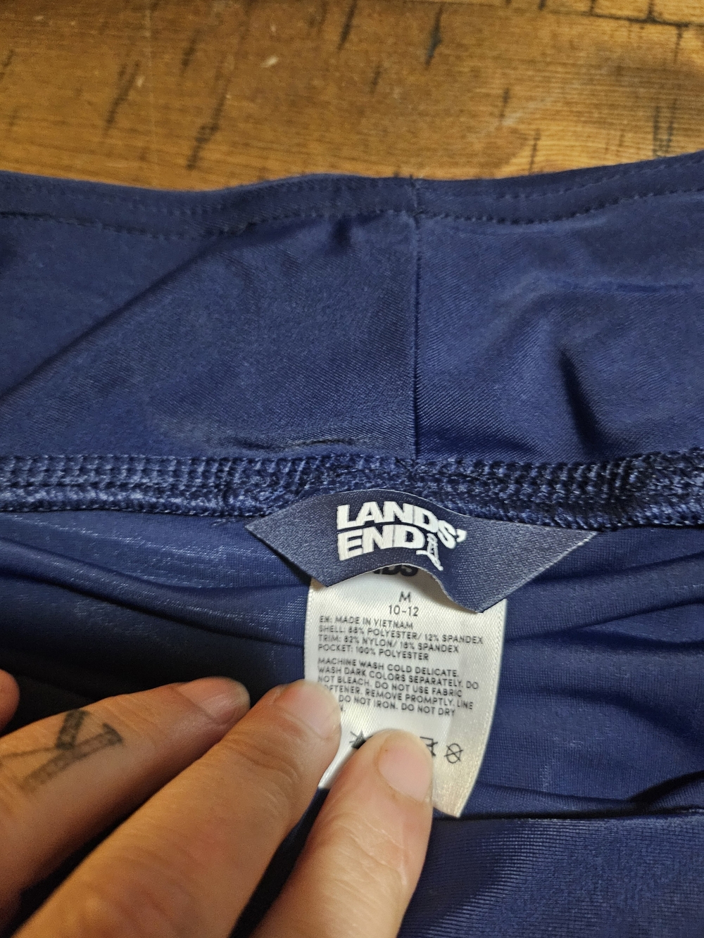 Lands' End Men's Navy Performance Pants